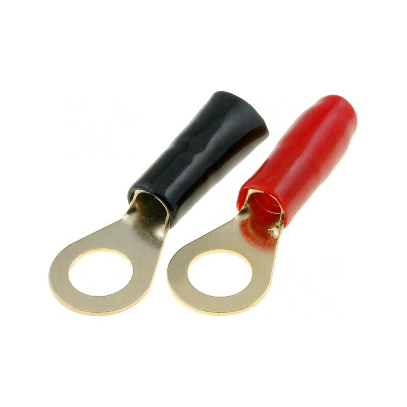 Terminal Inelar M8 16mm2 Aurit Izolat Negru/Roșu 20 Bucăți | Electronic-mag.ro | Componente Electronice Terminal Inelar M8 16mm2 Aurit Izolat Negru/Roșu 20 Bucăți | Electronic-mag.ro | Componente Electronice