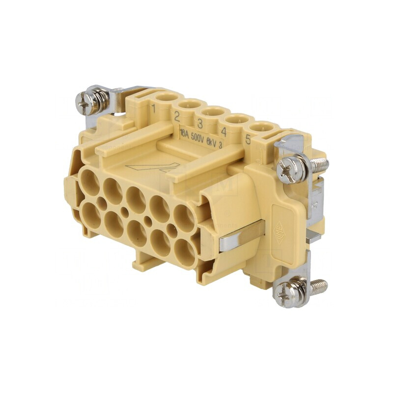 Conector HDC Mamă 10P 16A 500V | Electronic-mag.ro | Componente Electronice