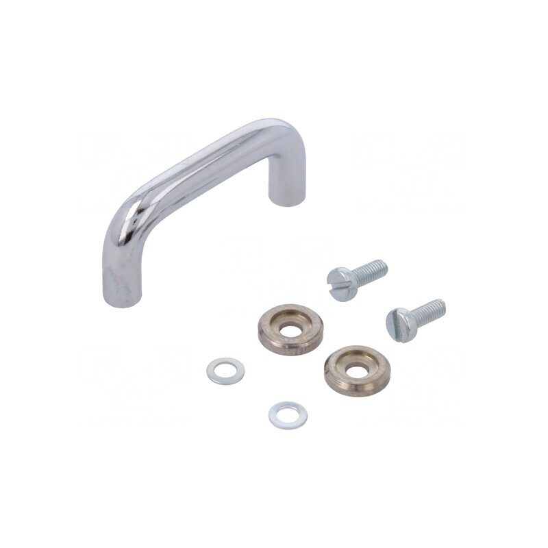 Manetă oțel cromat 19mm x 35mm x 10mm | Electronic-mag.ro | Componente Electronice