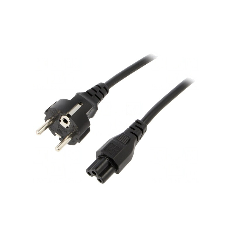 Cablu Alimentare 1.8m 3x0.75mm2 CEE 7/7 la IEC C5 | Electronic-mag.ro | Componente Electronice