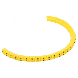 Markere Marcaj PVC Galbene 1,3-3mm -30÷60°C | Electronic-mag.ro | Componente Electronice