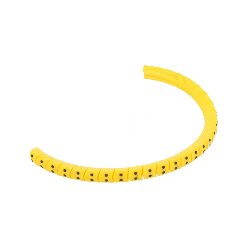 Markere Marcaj PVC Galbene 1,3-3mm -30÷60°C | Electronic-mag.ro | Componente Electronice