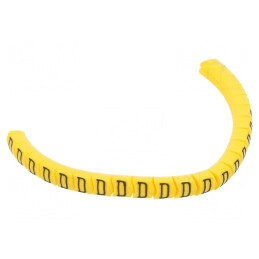 Marcator PVC Galben 1,3-3mm pentru Marcaj  -30÷60°C | Electronic-mag.ro | Componente Electronice