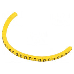 Marker Galben PVC 1.3-3mm pentru Marcaj  | Electronic-mag.ro | Componente Electronice