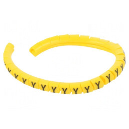 Markere Marcaj Galbene 1,3-3mm PVC -30÷60°C | Electronic-mag.ro | Componente Electronice