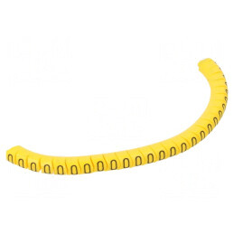 Markere Galbene 2.5-5mm PVC pentru Marcaj 30-60°C | Electronic-mag.ro | Componente Electronice