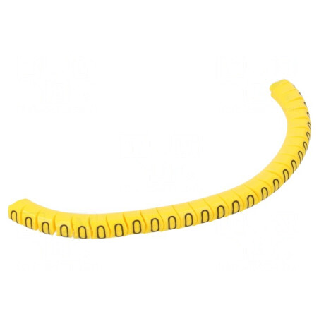 Markere Galbene 2.5-5mm PVC pentru Marcaj 30-60°C | Electronic-mag.ro | Componente Electronice