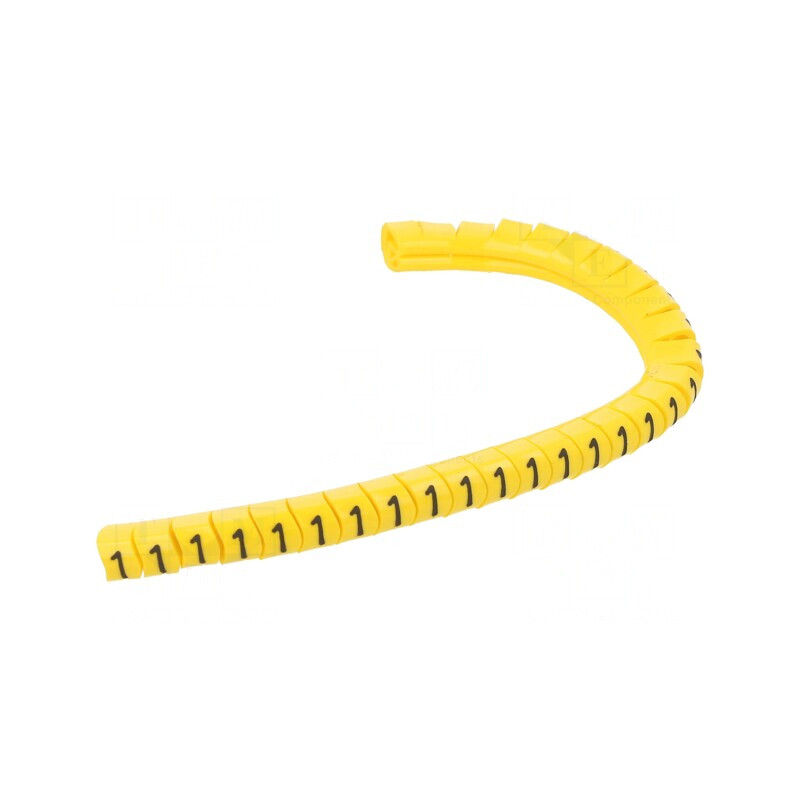 Markere Marcaj PVC Galben 2,5-5mm | Electronic-mag.ro | Componente Electronice