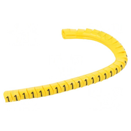 Markere Marcaj PVC Galben 2,5-5mm | Electronic-mag.ro | Componente Electronice