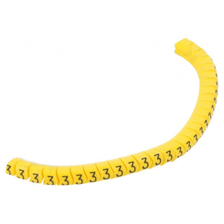 Markere Marcaj Galbene PVC 2,5-5mm | Electronic-mag.ro | Componente Electronice