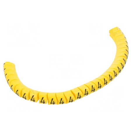 Markere Marcaj PVC Galbene 2,5-5mm | Electronic-mag.ro | Componente Electronice