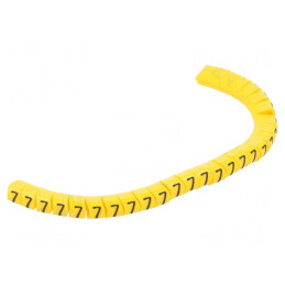 Markere Marcaj Galben PVC 2,5-5mm 30-60°C | Electronic-mag.ro | Componente Electronice