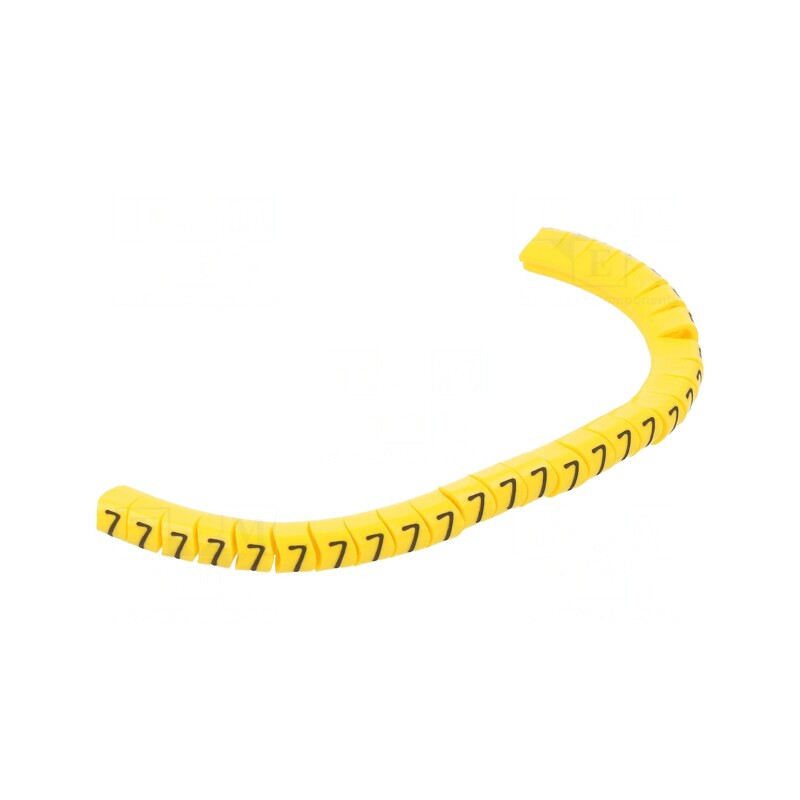 Markere Marcaj Galben PVC 2,5-5mm 30-60°C | Electronic-mag.ro | Componente Electronice