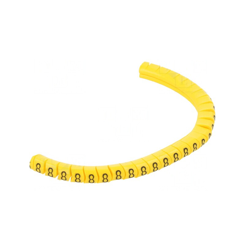 Markere Galbene pentru Marcaj PVC 2,5-5mm | Electronic-mag.ro | Componente Electronice