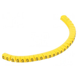 Markere Galbene 2,5-5mm PVC -30÷60°C | Electronic-mag.ro | Componente Electronice