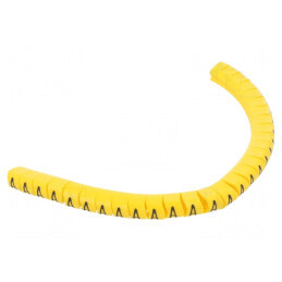 Marcatori PVC Galbeni 2,5-5mm Orificiu -30÷60°C | Electronic-mag.ro | Componente Electronice