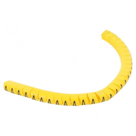 Marcatori PVC Galbeni 2,5-5mm Orificiu -30÷60°C | Electronic-mag.ro | Componente Electronice
