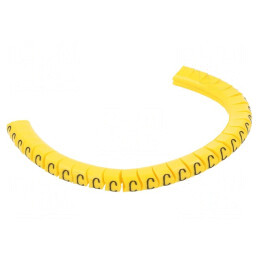 Markere Marcaj Galbene 2,5-5mm PVC 30-60°C | Electronic-mag.ro | Componente Electronice