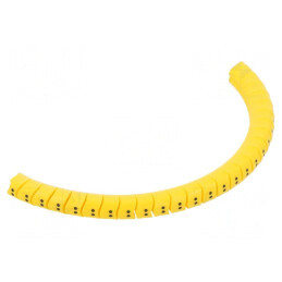Markere Marcaj PVC Galben 2,5-5mm | Electronic-mag.ro | Componente Electronice