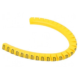 Markere Marcaj Galbene 2,5-5mm PVC -30÷60°C | Electronic-mag.ro | Componente Electronice