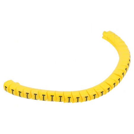 Markere Marcaj Galben PVC 2,5-5mm | Electronic-mag.ro | Componente Electronice