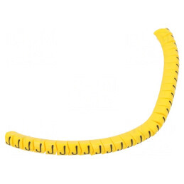 Markere Galbene pentru Marcaj PVC 2,5-5mm | Electronic-mag.ro | Componente Electronice