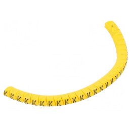 Markere Marcaj PVC Galben 2.5-5mm | Electronic-mag.ro | Componente Electronice