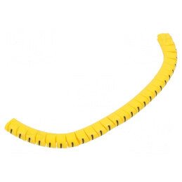 Markere Marcaj PVC Galbene 2,5-5mm | Electronic-mag.ro | Componente Electronice