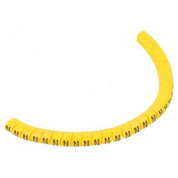 Markere Marcaj PVC Galben 2,5-5mm | Electronic-mag.ro | Componente Electronice