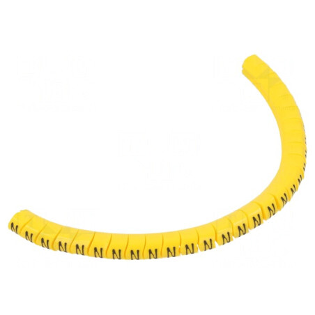 Markere Marcaj PVC Galben 2,5-5mm | Electronic-mag.ro | Componente Electronice