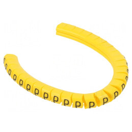 Markere Marcaj Galbene PVC 2,5-5mm -30÷60°C | Electronic-mag.ro | Componente Electronice