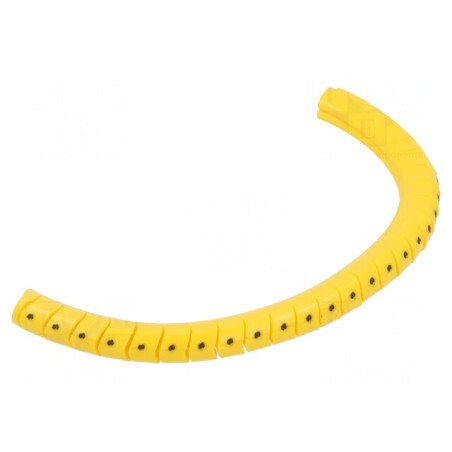 Markere Marcaj PVC Galbene 2,5-5mm | Electronic-mag.ro | Componente Electronice