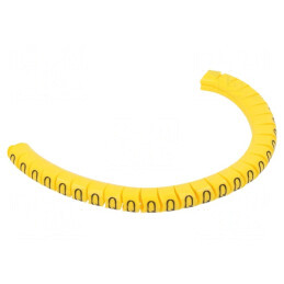 Markere Marcaj PVC Galbene 2,5-5mm | Electronic-mag.ro | Componente Electronice