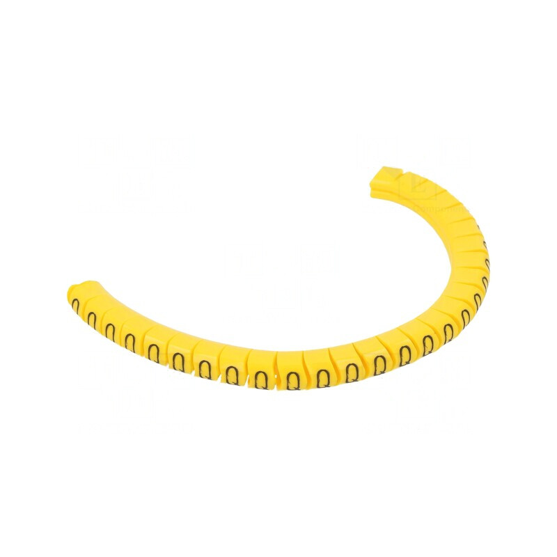 Markere Marcaj PVC Galbene 2,5-5mm | Electronic-mag.ro | Componente Electronice