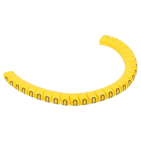 Markere Marcaj PVC Galbene 2,5-5mm | Electronic-mag.ro | Componente Electronice