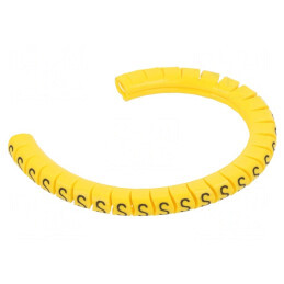 Marcator PVC Galben 2.5-5mm | Electronic-mag.ro | Componente Electronice
