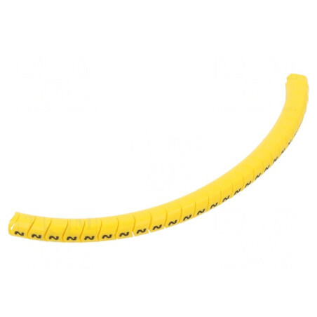Markere galbene PVC 2,5-5mm -30÷60°C prin orificiu PA-1 | Electronic-mag.ro | Componente Electronice
