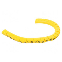 Markere Marcaj PVC Galben 2,5-5mm | Electronic-mag.ro | Componente Electronice