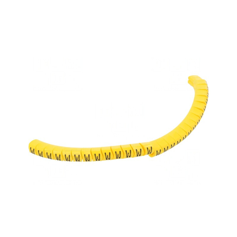 Markere Marcaj Galben PVC 2,5-5mm | Electronic-mag.ro | Componente Electronice