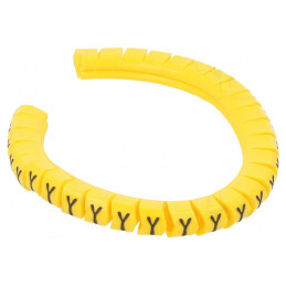 Marcator Galben PVC 2,5-5mm | Electronic-mag.ro | Componente Electronice