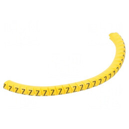 Markere Marcaj PVC Galbene 2,5-5mm | Electronic-mag.ro | Componente Electronice