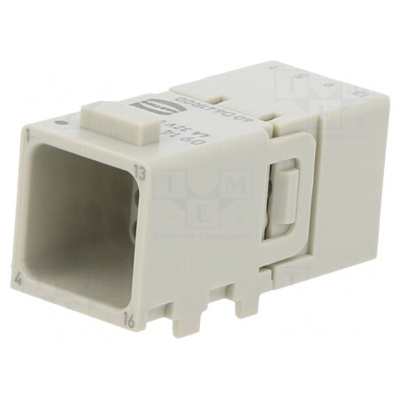 Conector Modular HDC Han-Modular Domino 16P 1M | Electronic-mag.ro | Componente Electronice