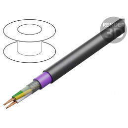 Cablu CAN bus 4x1x0,5mm2, pentru montare în pământ, litat Cu | Electronic-mag.ro | Componente Electronice