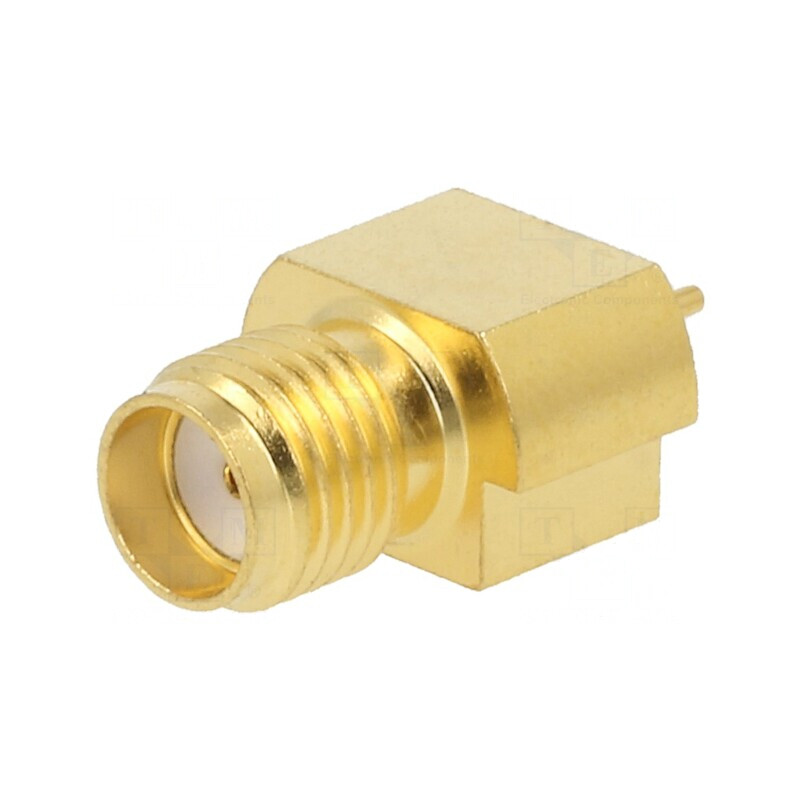 Soclu SMA Femelă Orizontal 50Ω SMT pentru PCB PTFE | Electronic-mag.ro | Componente Electronice