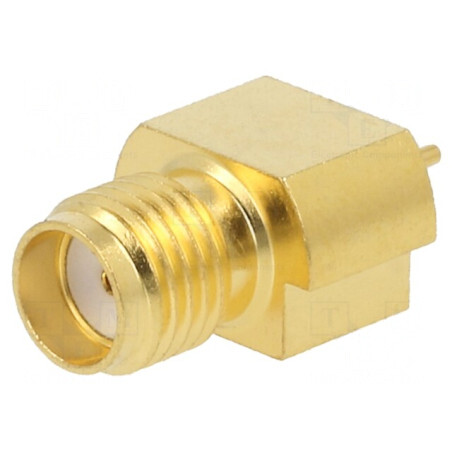 Soclu SMA Femelă Orizontal 50Ω SMT pentru PCB PTFE | Electronic-mag.ro | Componente Electronice