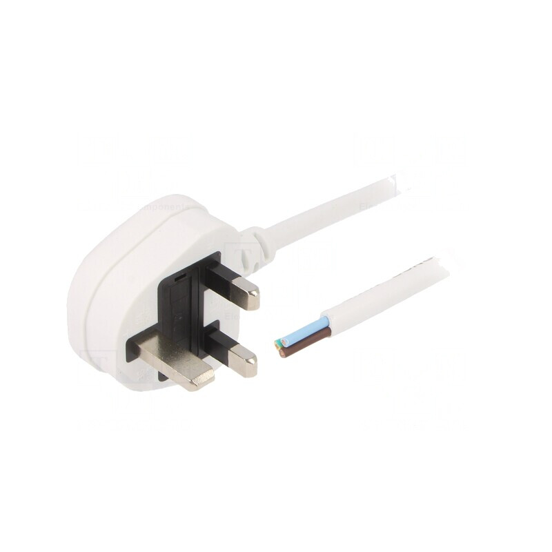 Cablu de Alimentare 3x1mm2 PVC 3m Alb 13A | Electronic-mag.ro | Componente Electronice Cablu de Alimentare 3x1mm2 PVC 3m Alb 13A | Electronic-mag.ro | Componente Electronice
