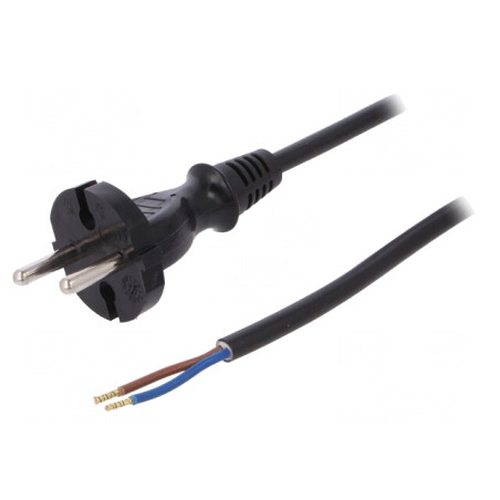 Cablu Alimentare 3m Negru 16A 250V | Electronic-mag.ro | Componente Electronice