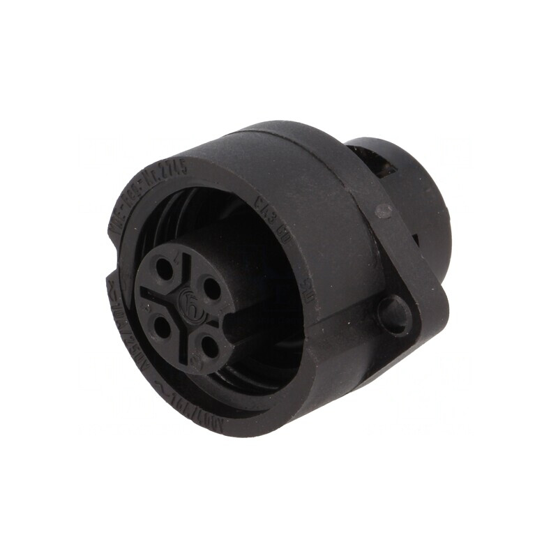 Conector Circular Soclu Mamă IP67 4 Pin 400V | Electronic-mag.ro | Componente Electronice