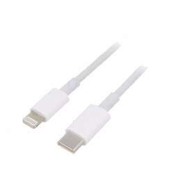 Cablu USB 2.0 Apple Lightning la USB C 1m | Electronic-mag.ro | Componente Electronice