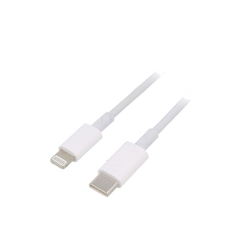 Cablu USB 2.0 Apple Lightning la USB C 1m | Electronic-mag.ro | Componente Electronice